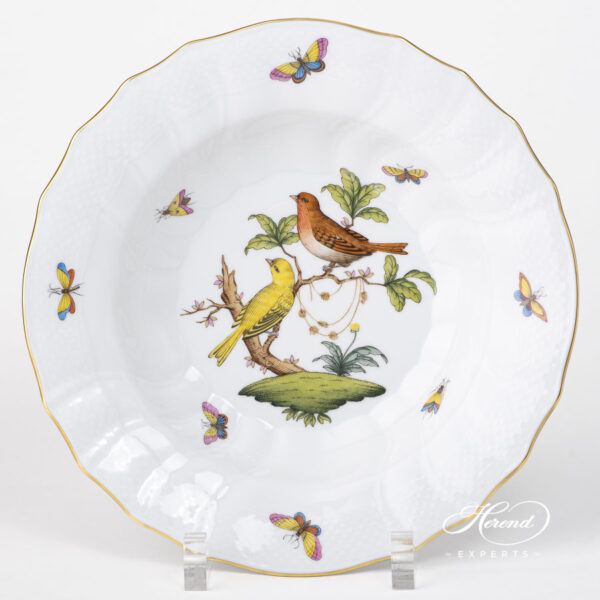 Herend Rothschild Bird Soup Plate 1503-0-00 RO #6