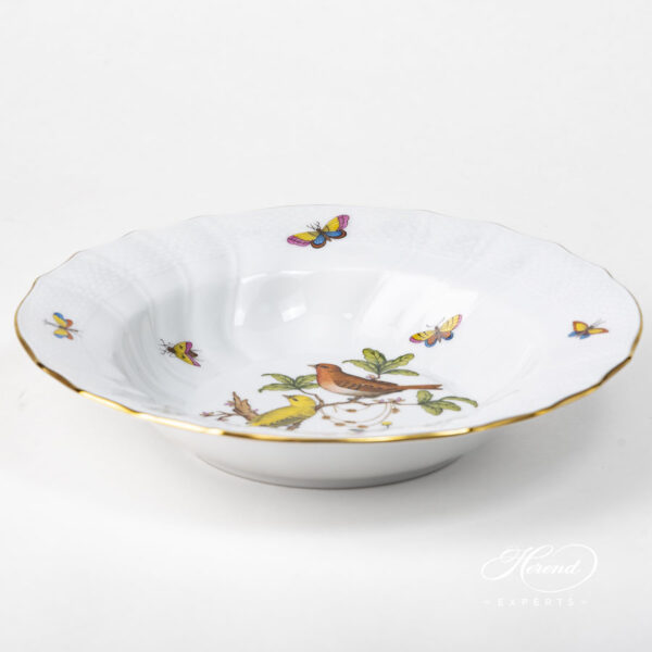 Herend Rothschild Bird Soup Plate 1503-0-00 RO #6