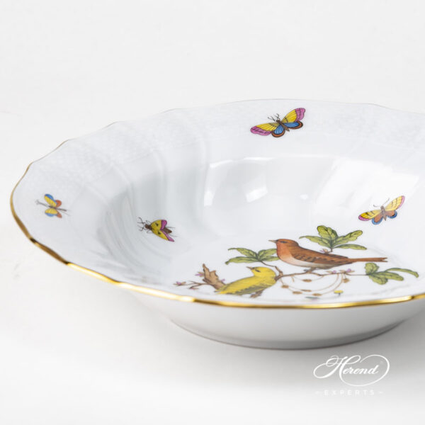 Herend Rothschild Bird Soup Plate 1503-0-00 RO #6