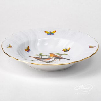 Herend Rothschild Bird Soup Plate 1503-0-00 RO #9