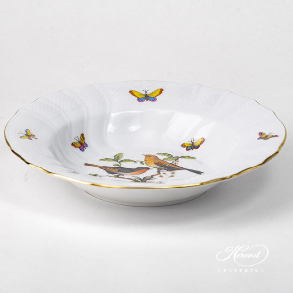 Herend Rothschild Bird Soup Plate 1503-0-00 RO #9