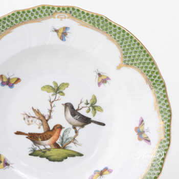 Herend Rothschild Bird Soup Plate 1504-0-00 RO-EV-5