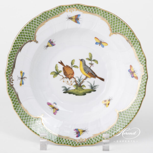 Herend Rothschild Bird Soup Plate 1504-0-00 RO-EV-7