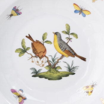 Herend Rothschild Bird Soup Plate 1504-0-00 RO-EV-7