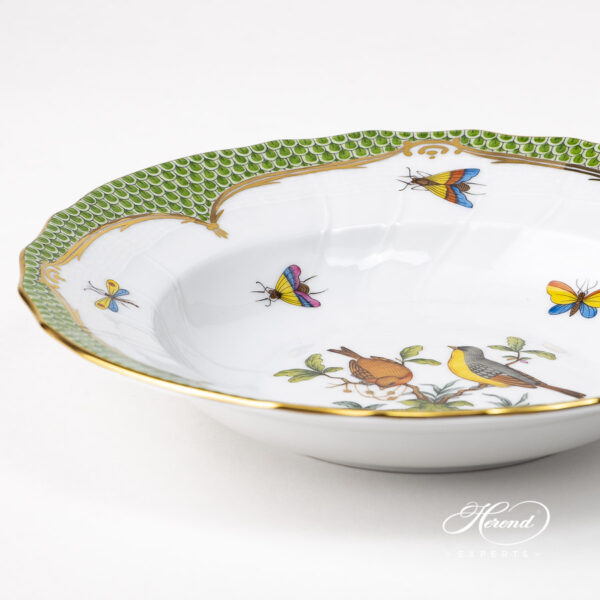 Herend Rothschild Bird Soup Plate 1504-0-00 RO-EV-7