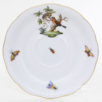 Herend Rothschild Bird Teacup with Saucer 733-0-00 RO