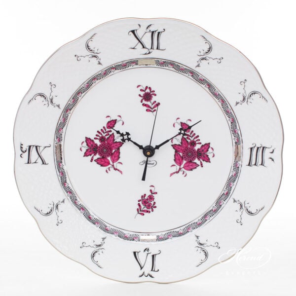Herend Wall clock Pink Platinum 527-0-47 AP3-PT