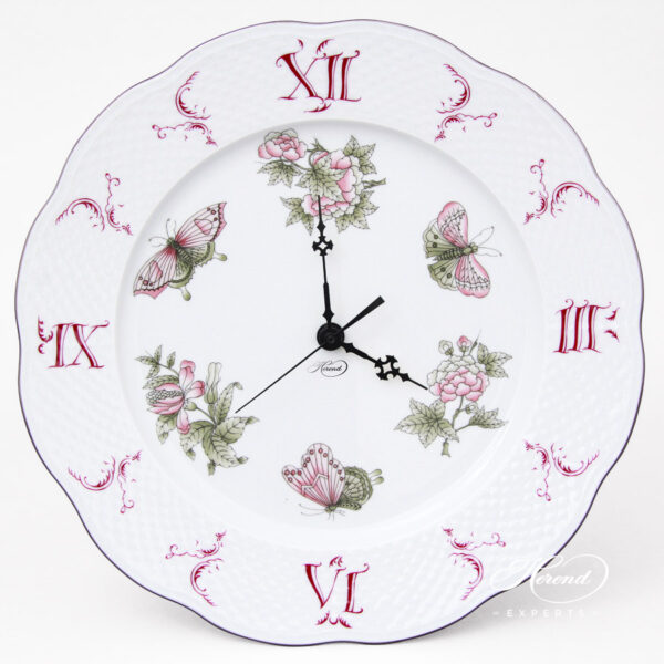 Herend Wall clock Victoria Platinum 527-0-47 VBOG-X1-PT