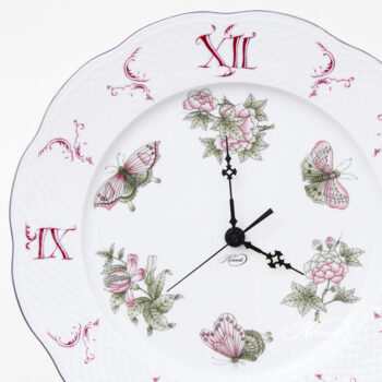 Herend Wall clock Victoria Platinum 527-0-47 VBOG-X1-PT