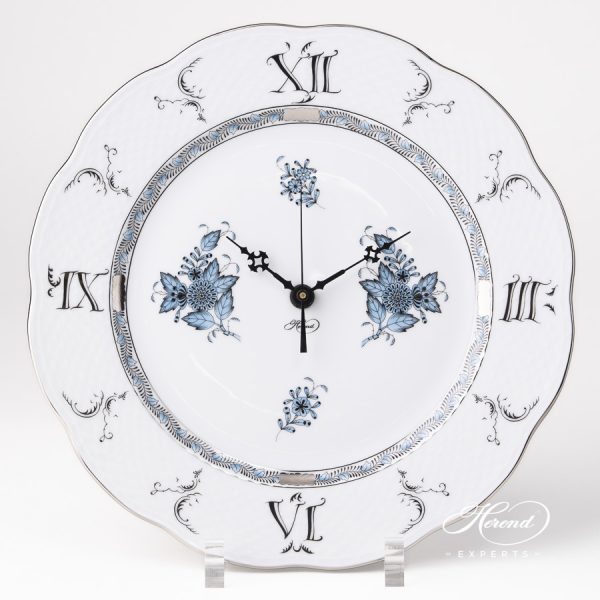Herend Wall Clock Apponyi Turquoise 527-0-47 ATQ3-PT