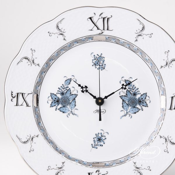 Herend Wall Clock Apponyi Turquoise 527-0-47 ATQ3-PT