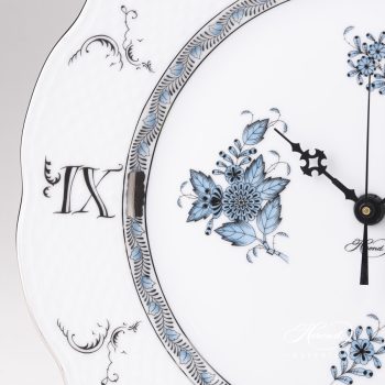 Herend Wall Clock Apponyi Turquoise 527-0-47 ATQ3-PT