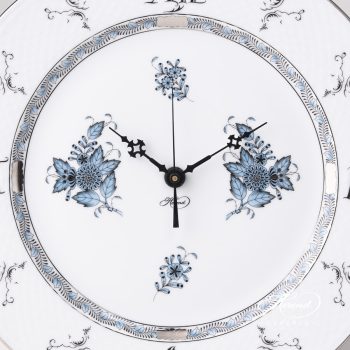 Herend Wall Clock Apponyi Turquoise 527-0-47 ATQ3-PT