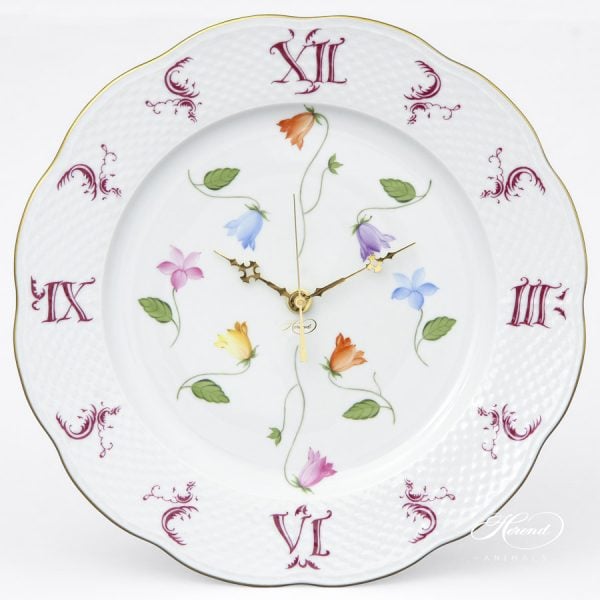 Wall clock Campanule Colored of Herend 527-0-47 CMUC