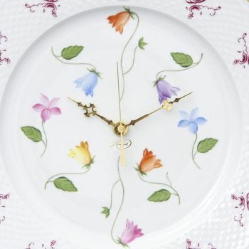 Wall clock Campanule Colored of Herend 527-0-47 CMUC