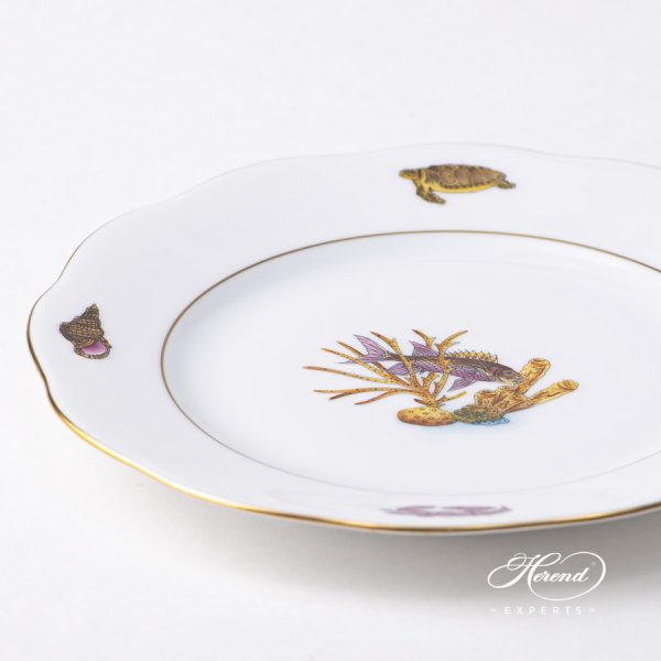 Herend Bermuda Fishes Bread Plate 20515-0-00 ATLA-6
