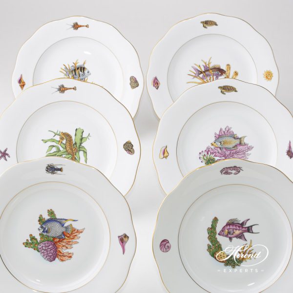 Herend Bermuda Fishes Dessert plate 20520-00 ATLA1