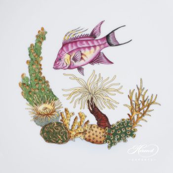 Herend Bermuda Fishes Vegetable Dish 2147-00 ATLA1