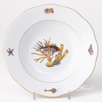 Herend Seahorse Soup Plate 20505-0-00 ATLA-5