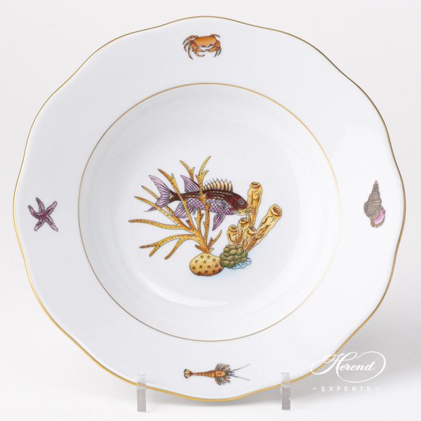 Herend Seahorse Soup Plate 20505-0-00 ATLA-5