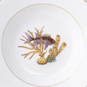 Herend Seahorse Soup Plate 20505-0-00 ATLA-5