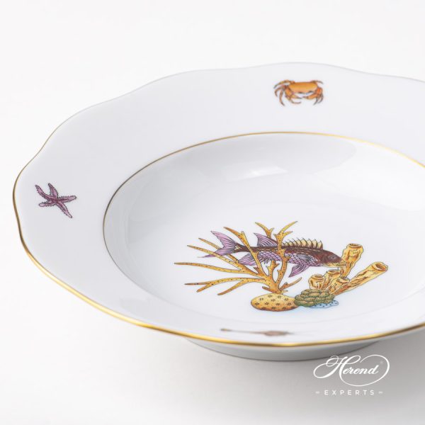 Herend Seahorse Soup Plate 20505-0-00 ATLA-5