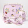 Herend Victoria Coffee set on Pink background VE-FP-1