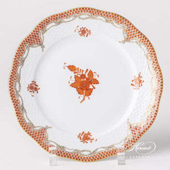 Herend Apponyi Orange Fishnet Dessert plate 519-0-00 AOG-ETH