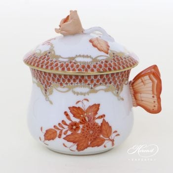 Herend Creamer Chinese Bouquet Orange 2385-0-91 AOG-ETH
