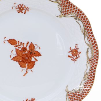 Herend dessert plate Chinese Bouquet Orange 517-0-00 AOG-ETH