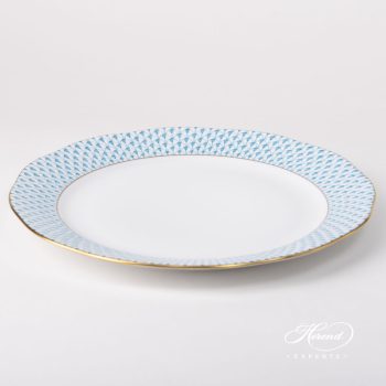 Herend Meat plate Turquoise Fishnet 20524 VHTQ