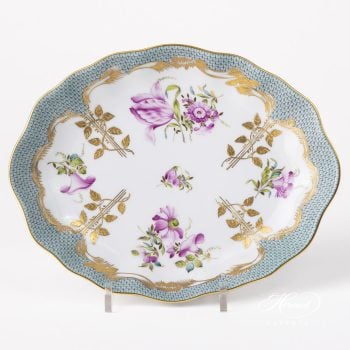 Herend Julia Oval Dish 2212-0-00 JULIA