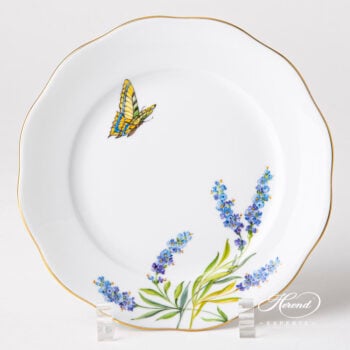 Herend Blue Flower Dessert Plate 20519 PLMP-4