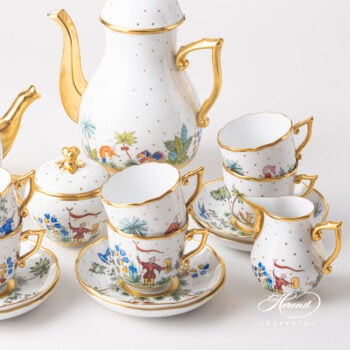 Herend Coffee Set Asian Garden - Oriental Showmen FODO
