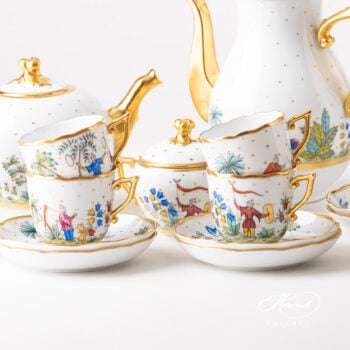 Herend Coffee Set Asian Garden - Oriental Showmen FODO