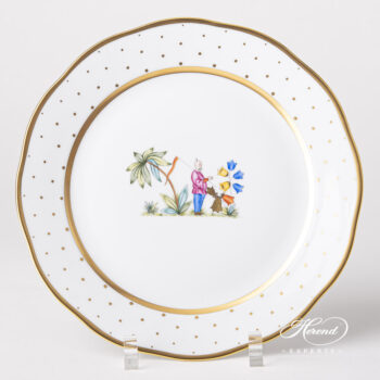 Herend Plate Asian Garden - Oriental Showmen 20524-0-00 FODOS-1