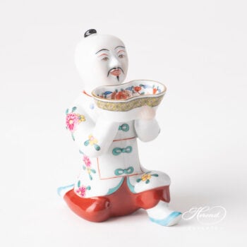 Herend Salt Cellar Kneeing Servant 5652-0-00 C