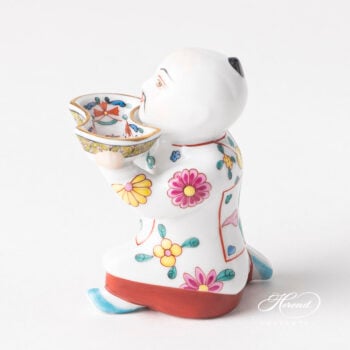 Herend Salt Cellar Kneeing Servant 5653 C