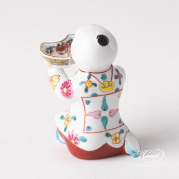Herend Salt Cellar Kneeing Servant 5653 C