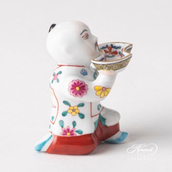 Herend Salt Cellar Kneeing Servant 5653 C