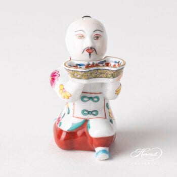 Herend Salt Cellar Kneeing Servant 5653 C