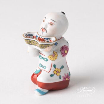 Herend Salt Cellar Kneeing Servant 5653 C