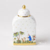 Herend Tea Caddy Asian Garden - Oriental Showmen 6377-0-15 FODO