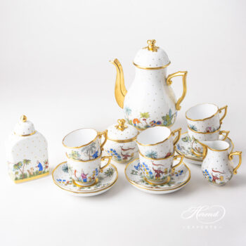 Herend Asian Garden Coffee set FODO