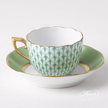 Herend Fishnet Espresso cup green 20711-0-00 VHV CV5