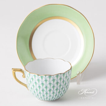 Herend Fishnet Espresso cup green 20711-0-00 VHV CV5