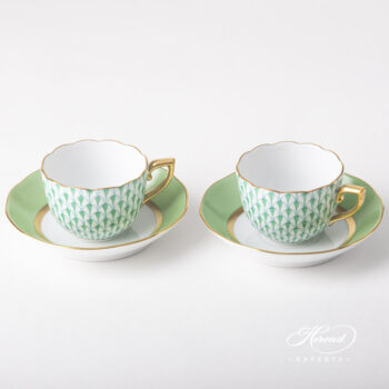 Herend Fishnet Espresso cup green 20711-0-00 VHV CV5