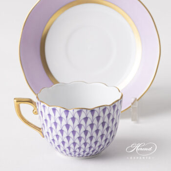 Herend Fishnet Espresso Cup Lilac 20711-0-00 VHL CL01