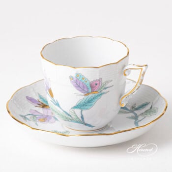 Herend Royal Garden Turquoise Coffee Cup 706-0-00 EVICTF2