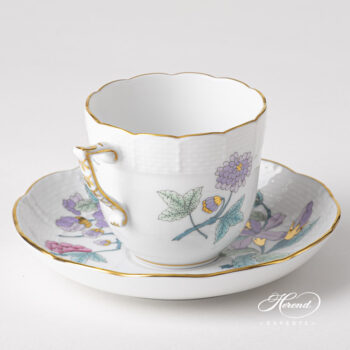 Herend Royal Garden Turquoise Coffee Cup 706-0-00 EVICTF2